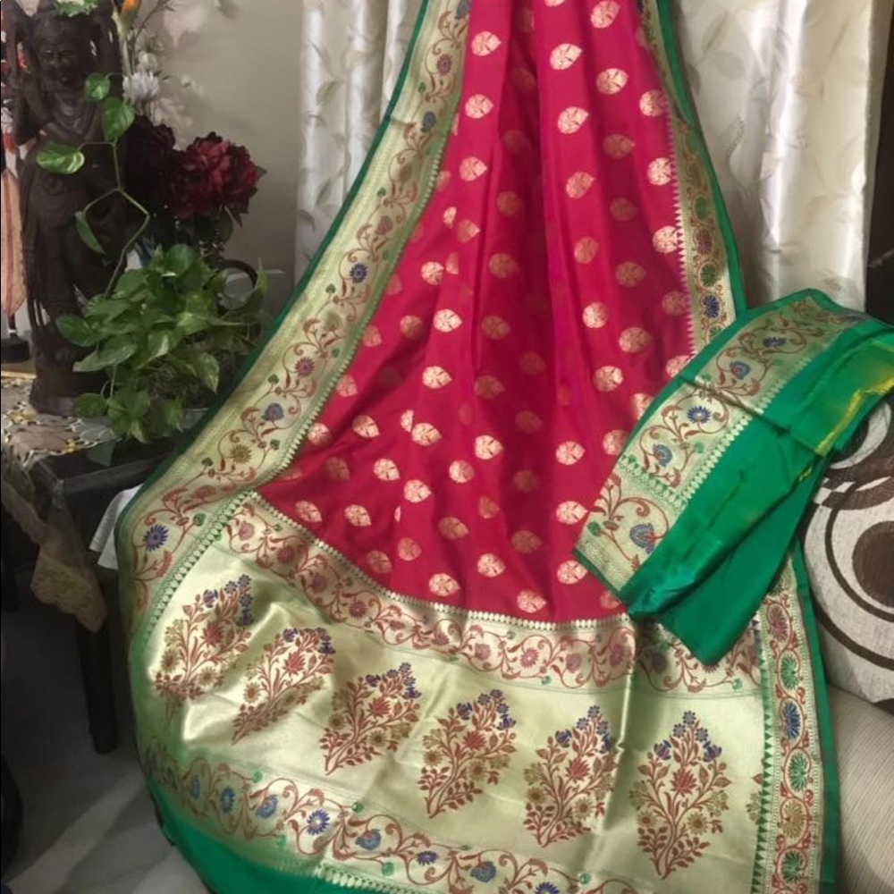 Benarasi Paithani silk saree